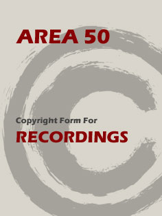 Copyright form for recordings
